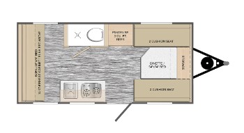 2022 TLRV ROVE LITE 14BH, , floor-plans-day image number 0